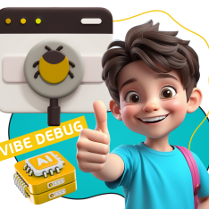 Тестирование & Vibe Debug. Охотники за багами - КИБЕРшкола программирования для детей, компьютерные курсы для школьников, начинающих и подростков - KIBERone г. Александров