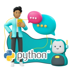 Умный чат-бот на Python на Telegram - КИБЕРшкола программирования для детей, компьютерные курсы для школьников, начинающих и подростков - KIBERone г. Александров