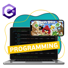 Программирование на C#. Удивительный мир 2D-игр - КИБЕРшкола программирования для детей, компьютерные курсы для школьников, начинающих и подростков - KIBERone г. Александров