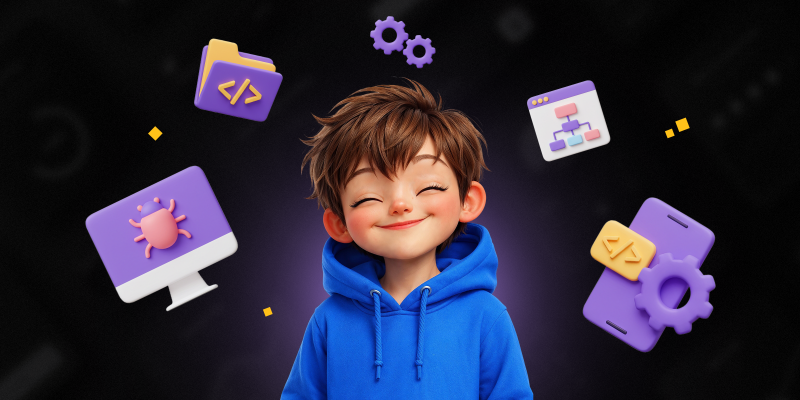 Идеальный сайт с нуля: код, дизайн и AI-помощник - КИБЕРшкола программирования для детей, компьютерные курсы для школьников, начинающих и подростков - KIBERone г. Александров